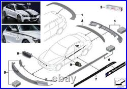 Bmw New Genuine F30 F31 M Performance Side Skirt Film Decal Left+right 2240983