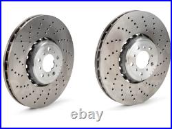 FOR BMW M2 M3 M4 FRONT GENUINE PERFORMANCE DRILLED OEM BRAKE DISCS PAIR 380mm FOR BMW M2 M3 M4 FRONT GENUINE PERFORMANCE DRILLED OEM BRAKE DISCS PAIR 380mm