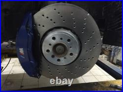 FOR BMW M2 M3 M4 FRONT GENUINE PERFORMANCE DRILLED OEM BRAKE DISCS PAIR 380mm FOR BMW M2 M3 M4 FRONT GENUINE PERFORMANCE DRILLED OEM BRAKE DISCS PAIR 380mm