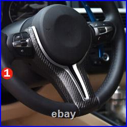 For BMW Genuine M Performance Steering Wheel Cover Trim Carbon Fibre