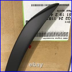 GENUINE BMW 3 Series G20 M Performance Rear Spoiler 51192455880. Matt Black. UL3
