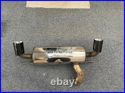 GENUINE BMW F20 140i M PERFORMANCE EXHAUST WITH CARBON TIPS MINT CONDITION