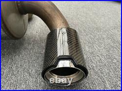 GENUINE BMW F20 140i M PERFORMANCE EXHAUST WITH CARBON TIPS MINT CONDITION