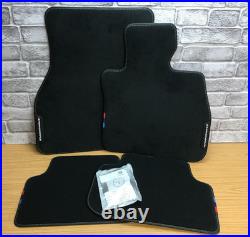 GENUINE BMW F70 F74 M Performance Velour Floor Mats 51475B4D3A4 RHD SET OF 4 23E