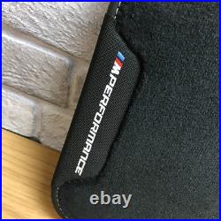 GENUINE BMW F70 F74 M Performance Velour Floor Mats 51475B4D3A4 RHD SET OF 4 23E