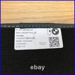 GENUINE BMW G60 G61 M Performance Velour Floor Mats 51475A898A0 RHD SET OF 4 23E