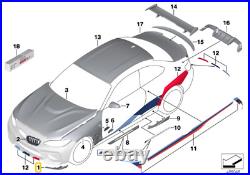 GENUINE BMW M Performance Front Left Splitter Attachment Carbon 51192365981