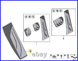 GENUINE BMW M Performance Stainless Steel Footrest 51472351267. Auto. LHD. 24B