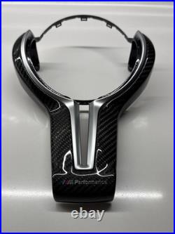 GENUINE BMW M Performance Steering Wheel Cover 32302345203. Carbon Fibre. 34B