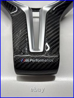 GENUINE BMW M Performance Steering Wheel Cover 32302345203. Carbon Fibre. 34B