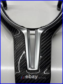 GENUINE BMW M Performance Steering Wheel Cover 32302345203. Carbon Fibre. 34B