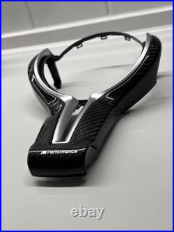 GENUINE BMW M Performance Steering Wheel Cover 32302345203. Carbon Fibre. 34B