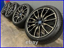 GENUINE BMW PERFORMANCE 20 i4 M50 868M ALLOY WHEELS & GOODYEAR TYRES SET