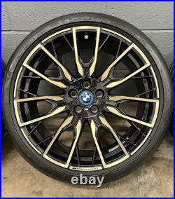 GENUINE BMW PERFORMANCE 20 i4 M50 868M ALLOY WHEELS & GOODYEAR TYRES SET