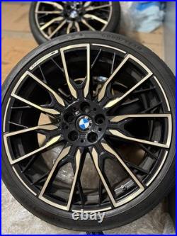 GENUINE BMW Performance Gold 20 i4 M50 Model 868M Alloy Wheels & Goodyear Tyres