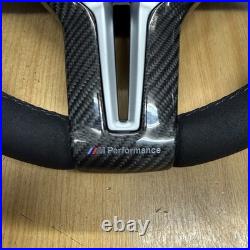 Genuine 2015 Bmw M4 F82 Led Alcantara M Performance Race Steering Wheel