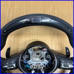 Genuine 2015 Bmw M4 F82 Led Alcantara M Performance Race Steering Wheel