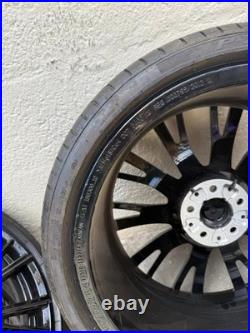 Genuine 20 BMW M Performance Style 732M Gloss Black Wheels & Pirelli PZero X 4