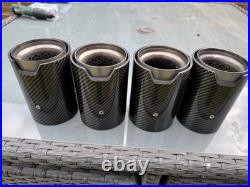 Genuine BMW 18302358110 M Performance Carbon Exhaust Tips M2, M2 Comp M3 And M4