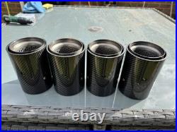 Genuine BMW 18302358110 M Performance Carbon Exhaust Tips M2, M2 Comp M3 And M4