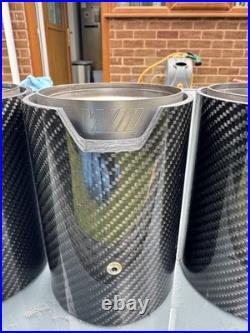 Genuine BMW 18302358110 M Performance Carbon Exhaust Tips M2, M2 Comp M3 And M4