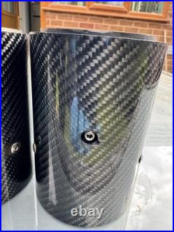 Genuine BMW 18302358110 M Performance Carbon Exhaust Tips M2, M2 Comp M3 And M4 Genuine BMW 18302358110 M Performance Carbon Exhaust Tips M2, M2 Comp M3 And M4