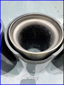 Genuine BMW 18302358110 M Performance Carbon Exhaust Tips M2, M2 Comp M3 And M4