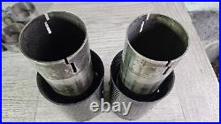 Genuine BMW 2 3 4 5 6 Carbon Fiber Fibre M Performance Exhaust Tip Finisher x 2