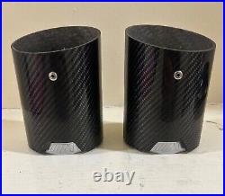 Genuine BMW 2 3 4 5 6 Series Carbon Fibre M Performance Exhaust Tips