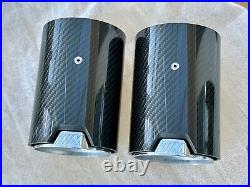 Genuine BMW 2 3 4 5 6 Series M Performance Carbon Fibre Exhaust Tips Pipes M240i