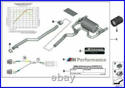 Genuine BMW 340i & 440i Chrome M Performance Power and Sound Kit F3x 11122444531