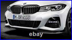 Genuine BMW 3er G20 M PERFORMANCE CARBON FRONT BUMPER ATTACHMENTS 51192455835/6