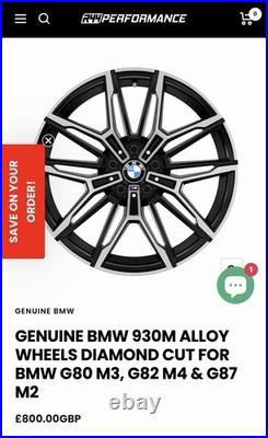 Genuine BMW 930M diamond cut Wheels & pilot sport tyres