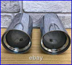 Genuine BMW F30 F22 F34 etc, M Performance Exhaust Trims 18302354364. PAIR. 29B3