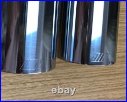 Genuine BMW F30 F22 F34 etc, M Performance Exhaust Trims 18302354364. PAIR. 29B3