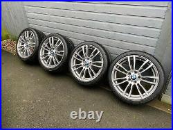 Genuine BMW F30 F31 19 alloy wheels 403 M Performance staggered 2 New Tyres