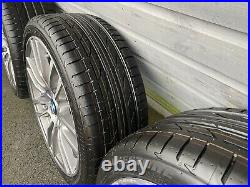 Genuine BMW F30 F31 19 alloy wheels 403 M Performance staggered 2 New Tyres