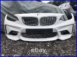 Genuine BMW M2 Bumper In White Ex Condition With Genuine M Performance Fins