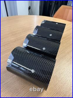 Genuine BMW M3 M4 M2 M Performance Carbon Exhaust Tips 18302358110 RRP £1461 Genuine BMW M3 M4 M2 M Performance Carbon Exhaust Tips 18302358110 RRP £1461