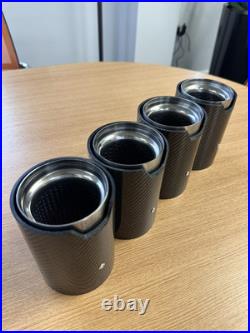 Genuine BMW M3 M4 M2 M Performance Carbon Exhaust Tips 18302358110 RRP £1461 Genuine BMW M3 M4 M2 M Performance Carbon Exhaust Tips 18302358110 RRP £1461