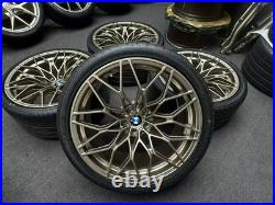 Genuine BMW M Performance 1000M Forged Wheels Set 20/21 Bronze No Tyres