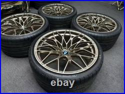 Genuine BMW M Performance 1000M Forged Wheels Set 20/21 Bronze No Tyres