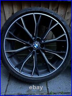 Genuine BMW M Performance 669m Alloy Wheels + Branded Tyres For 5 Series G30 G31