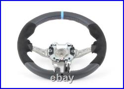 Genuine BMW M Performance Carbon/Alcantara Flat Bottom Steering Wheel 2413014