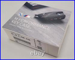 Genuine BMW M Performance Key Cover / Case Black Alcantara / Carbon 82295A56C32