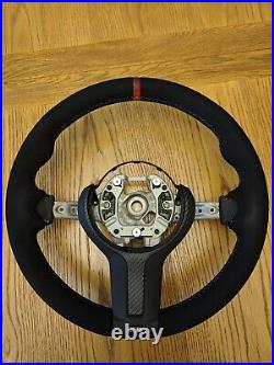 Genuine BMW M Performance Steering Wheel Alcantara Carbon Fibre