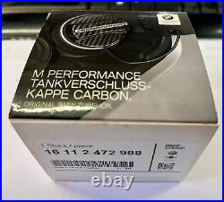 Genuine BMW M performance Carbon fuel cap cover 16112472988