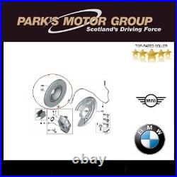 Genuine BMW Rear M Performance Brake Disc Set Ventilated 345mm 34206797600
