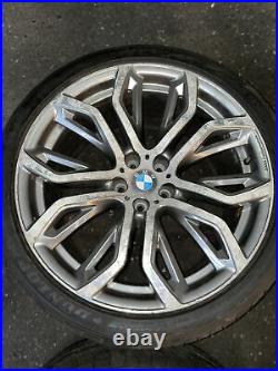 Genuine BMW X5 X6 21 Alloy Wheel + Tyre Performance E70 E71