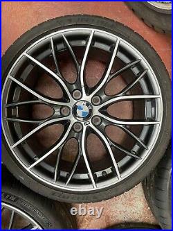 Genuine Bmw 19 405 M Performance Alloy Wheels + Michelin Pilot Sport 4s Tyres
